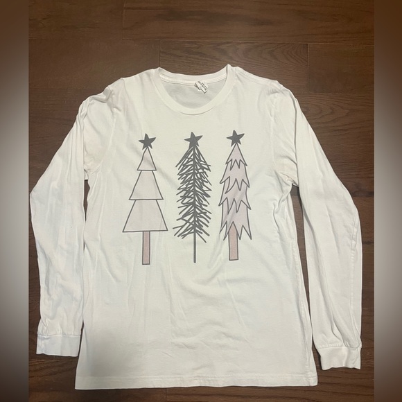 Bella Canvas Tops - Women’s Christmas Graphic Long Sleeve T-Shirt